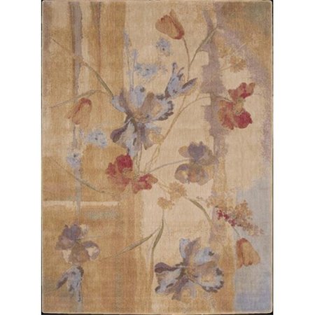 NOURISON Nourison 58561 Somerset Area Rug Collection Beige 5 ft 6 in. x 7 ft 5 in. Rectangle 99446585615